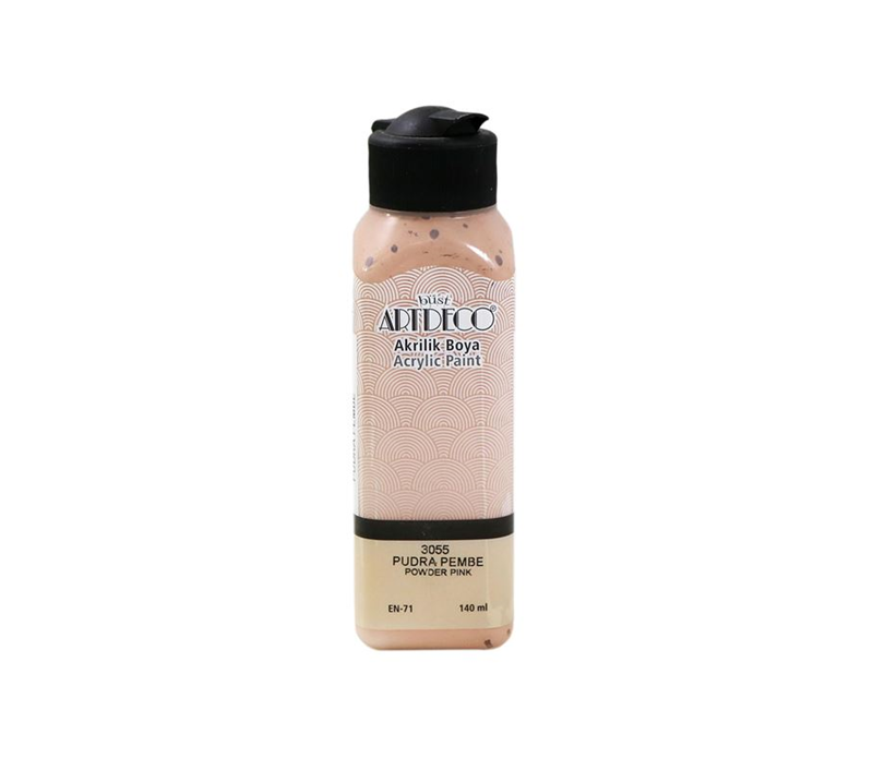 ARTDECO AKRİLİK BOYA 140 ML PUDRA PEMBE 3055
