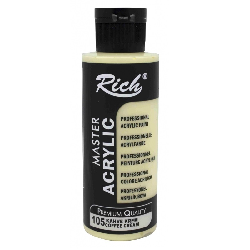RICH AKRİLİK BOYA 105 COFFE CREAM 120 cc