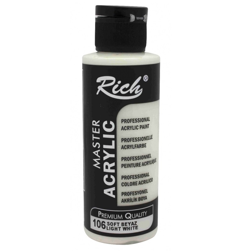 RICH AKRİLİK BOYA 106 SOFT BEYAZ 120 cc