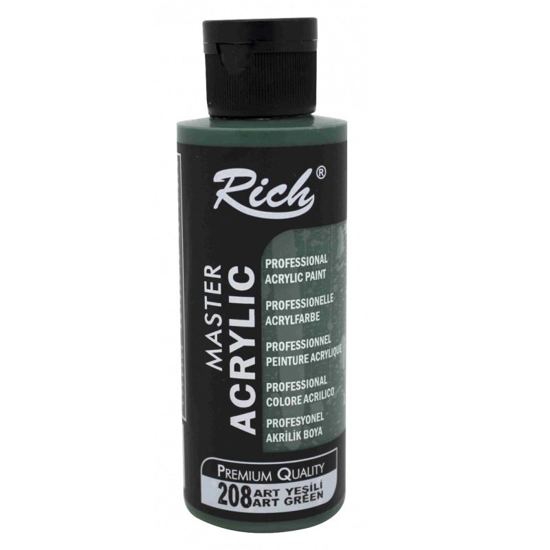 RICH AKRİLİK BOYA 208 ART YEŞİLİ 120 cc