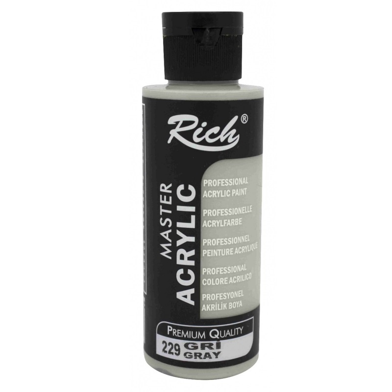 RICH AKRİLİK BOYA 229 GRİ 120 cc