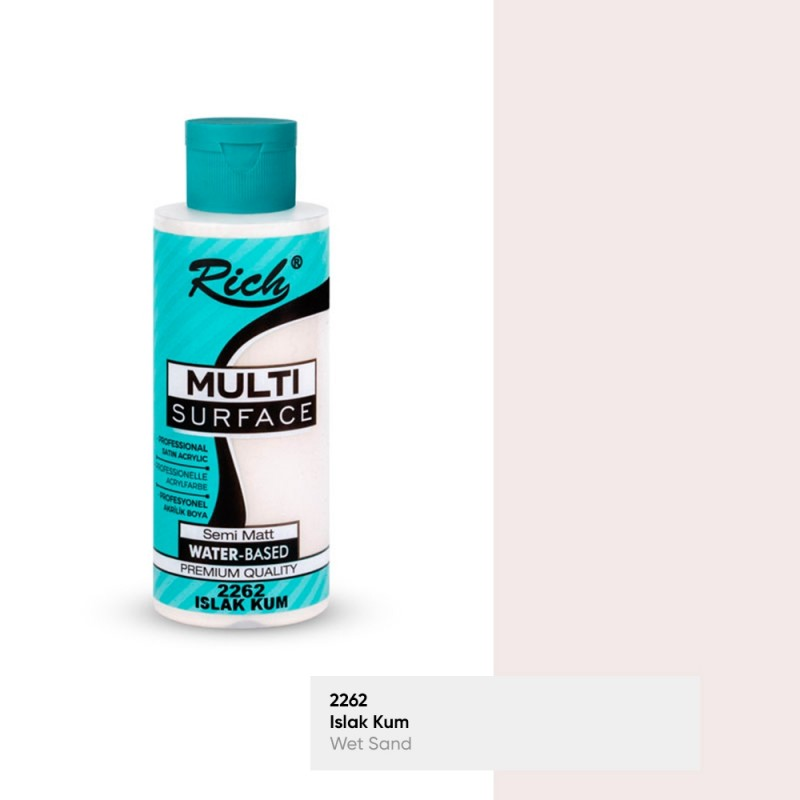 RICH MULTİ AKRİLİK BOYA 2262 ISLAK KUM 120 cc