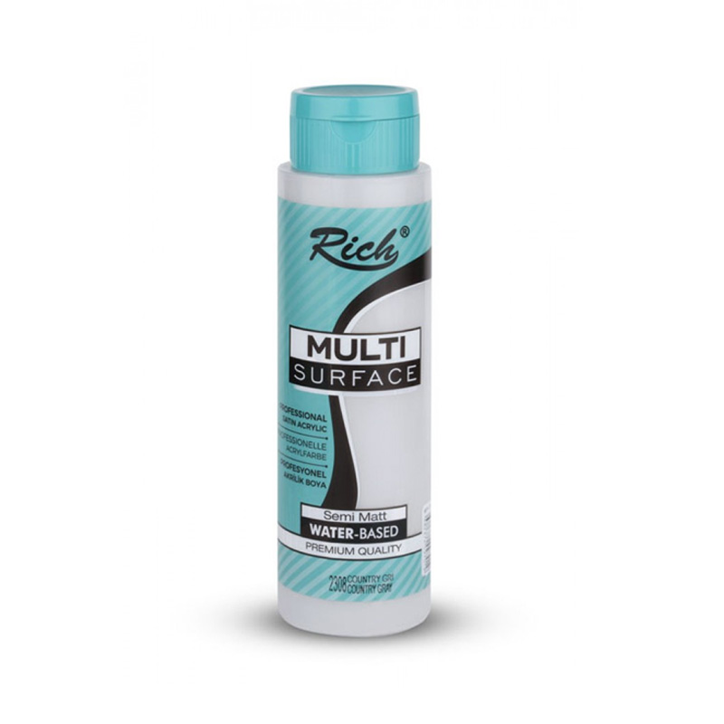 RICH 500-2308 MULTİ AKRİLİK BOYA 09701 COUNTRY GRİ 500 cc