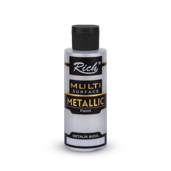 RICH MULTİ METALİK AKRİLİK BOYA 03710 GÜMÜŞ 120 cc