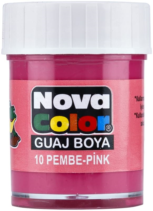 NOVA COLOR GUAJ BOYA PEMBE ŞİŞE NC-112