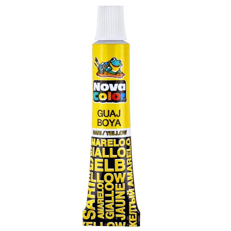 NOVA COLOR GUAJ BOYA TÜP SARI NC-115