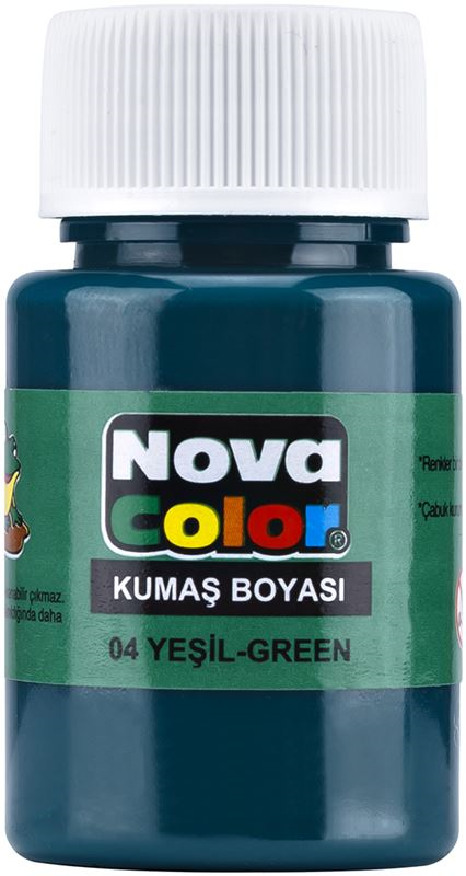 NOVA COLOR KUMAŞ BOYASI YEŞİL NC-162