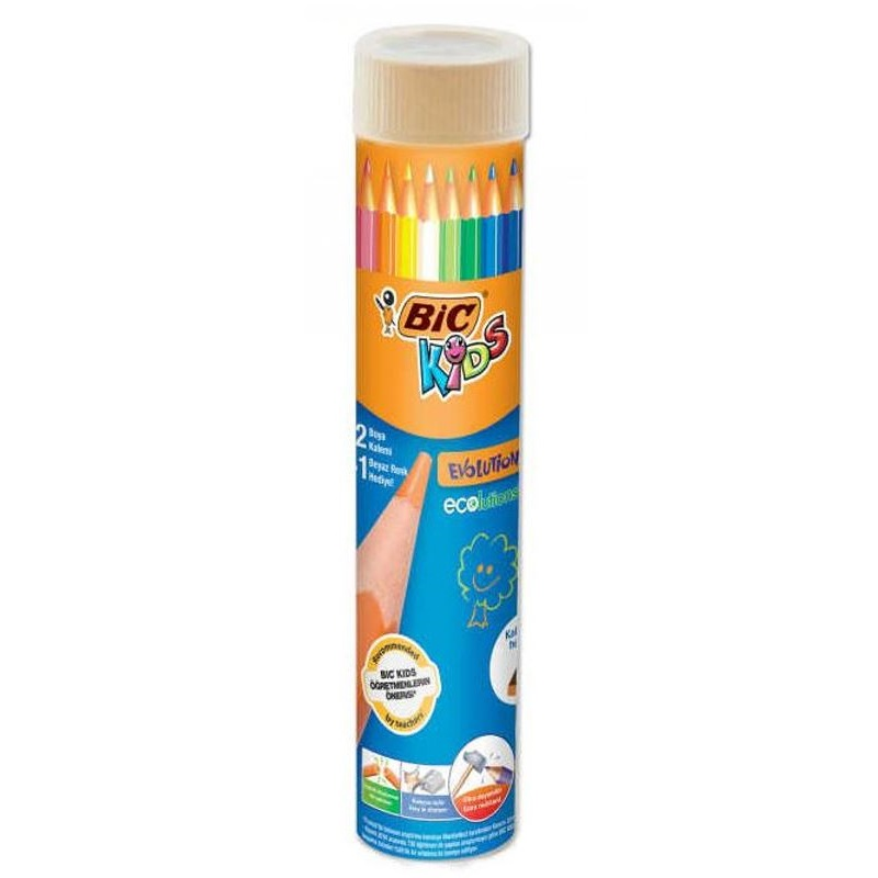 BİC EVOLUTION 12+1 METAL TÜP KURUBOYA 958191
