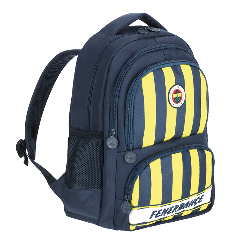 ME 25739 FENERBAHÇE NAKIŞ DETAYLI ÇUBUKLU SIRT ÇANTASI