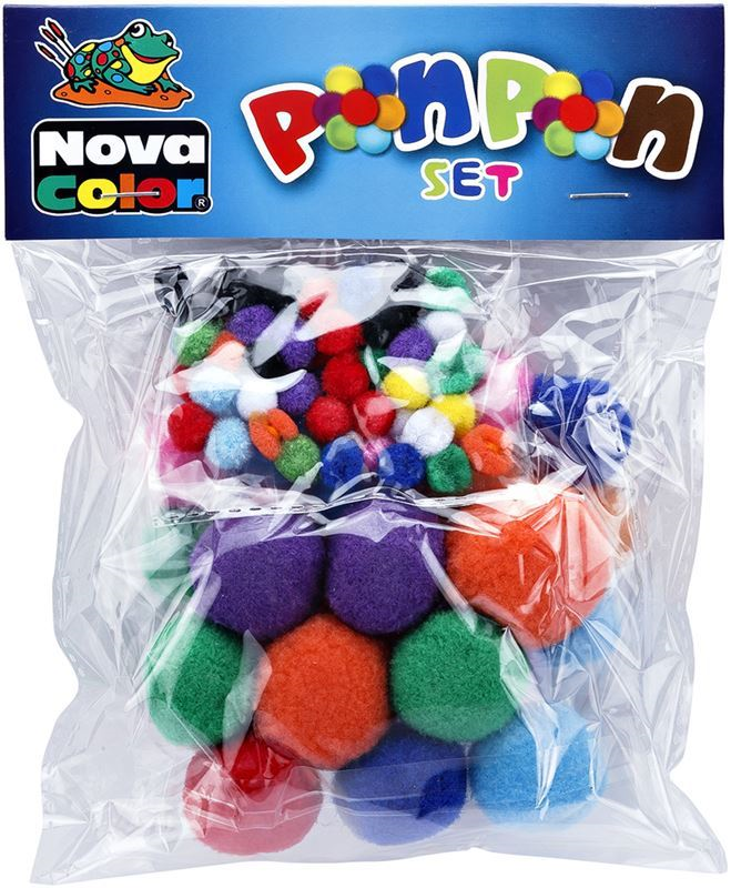 NOVA COLOR PONPON SET NC-350