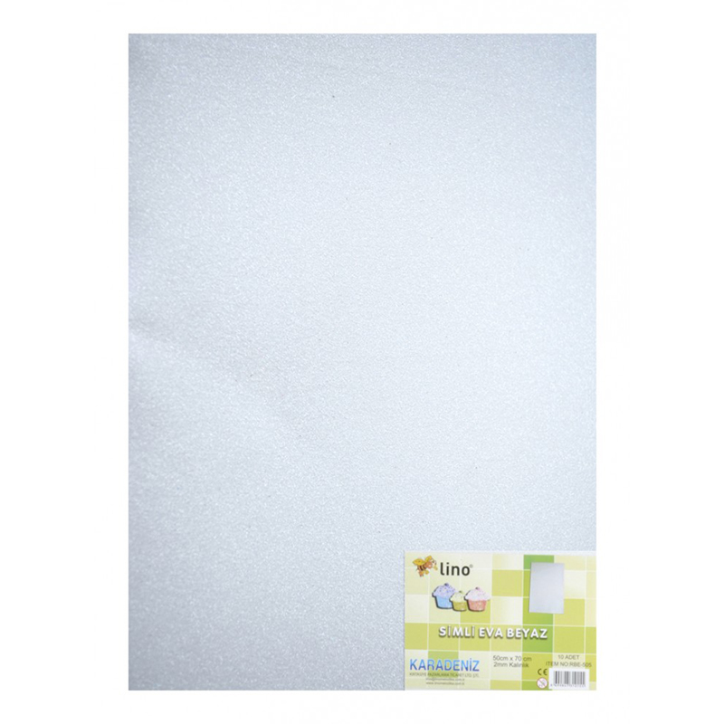 LINO EVA 50x70 SİMLİ BEYAZ 10 LU RBE-505