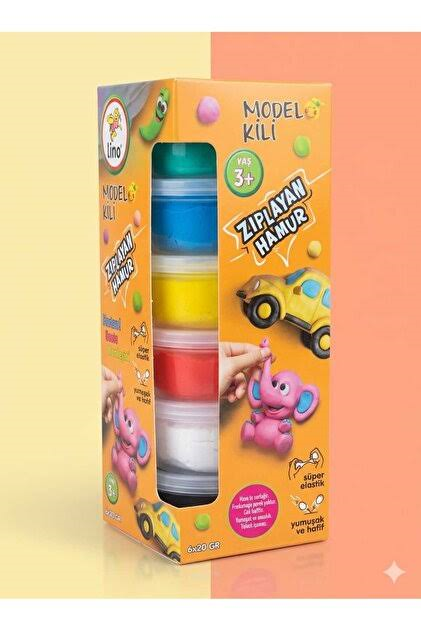LINO MODEL KİLİ ZIPLAYAN OYUN HAMURU 20 GRx6 RENK LN-0620